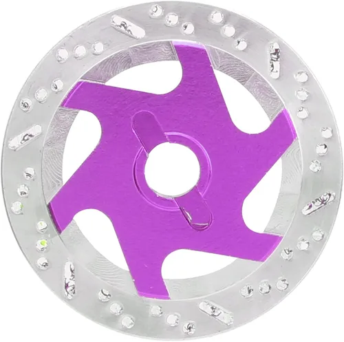 Vista 8 de Alomejor Disco de freno RC 4PCS RC Rueda de coche Disco de freno Disco Hub para 1/10 Coche ()