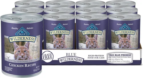 Vista 13 de Blue Buffalo Tastefuls - Latas de comida húmeda natural para gatos, estilo desmenuzado, entrada de pollo en salsa, latas de 3 oz (paquete de 4)