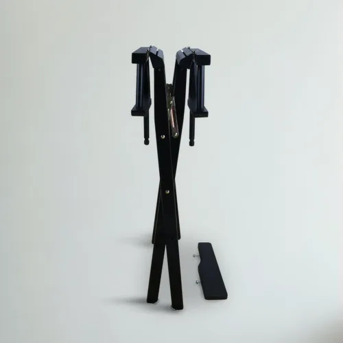 Vista 7 de Casual Home silla de director de 18 pulgadas, únicamente armazón, Madera, Negro