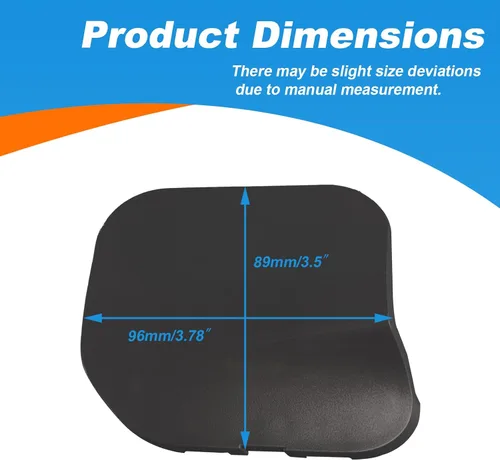 Vista 6 de Cubierta de gancho de remolque para parachoques delantero para Nissan X-Trail T32 Rogue 2014 2015 2016 Tapa de ojo de remolque 622A0-4CL0A