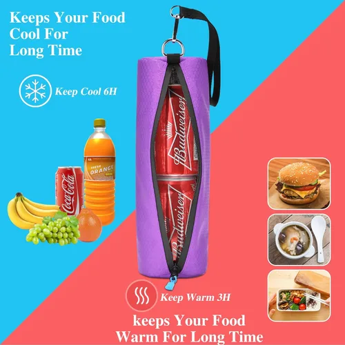 Vista 4 de Bolsa térmica de golf aislada, funda térmica portátil para camping, unisex, suave, impermeable, para bebidas, agua embotellada, paraguas