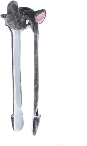 Vista 3 de TONWHAR Sudadera con capucha de animales de dibujos animados con bufanda y guantes adjuntos