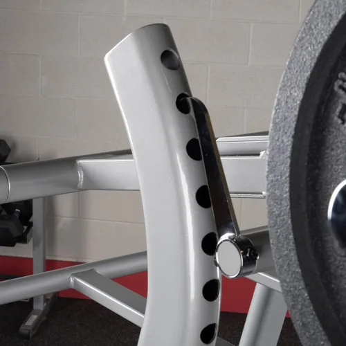Vista 4 de Body-Solid (SLS500B) Pro Clubline - Máquina de sentadillas y sentadillas hackeo, perfecta para prensa de piernas, sentadillas con cinturón