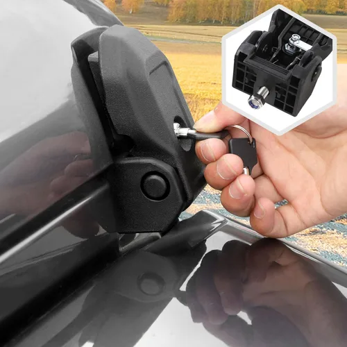 Vista 7 de RT-TCZ para Jeep JL Enganches de Capó Originales con Llave para Jeep Wrangler JL JLU 2018-Actual, para Gladiator JT 2020-Actual, Originales