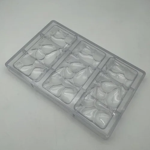 Vista 7 de Molde de barra de chocolate de gota grande de policarbonato Molde plástico duro de la barra de la energía del chocolate de la proteína