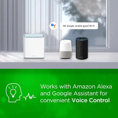 Vista 12 de D-Link M32, Eagle Pro AI WiFi 6 Lifestyle Router - Red de Internet inalámbrica inteligente, compatible con Alexa y Google, AX3200