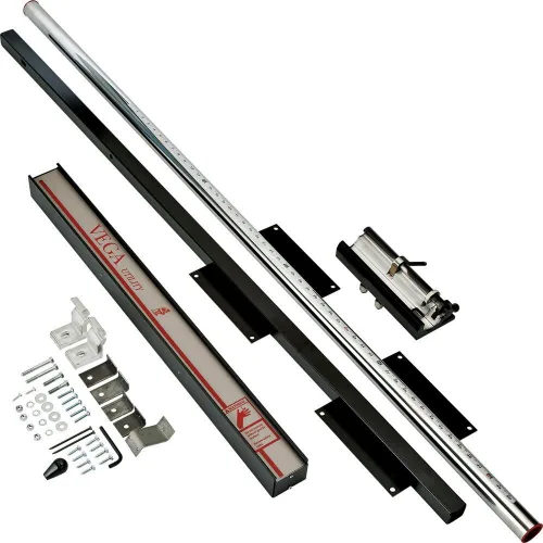 Vega Sistema de valla de sierra de mesa U50: barra de valla de 36 pulgadas, 50 pulgadas a la derecha