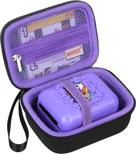 Vista 8 de BOVKE Estuche de transporte para Bitzee Disney/Bitzee Magicals/Bitzee Juguete interactivo digital para mascotas y funda, soporte de viaje