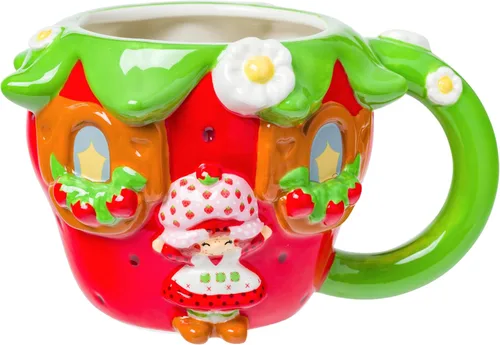 Vista 26 de Silver Buffalo Disney Alicia en el país de las maravillas Taza de té apiladas de cerámica esculpida en 3D, 20 onzas (591.4 ml) Disney, 3D