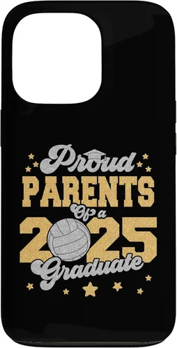 Vista 10 de iPhone XR Parents of a 2025 Graduate Prom Graduation 25 VolleyBall Case