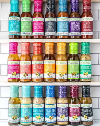 Vista 6 de Primal Kitchen Salsa orgánica para barbacoa, paquete de tres, aprobada por Whole30, certificada Paleo y Keto certificada, incluye barbacoa clásica