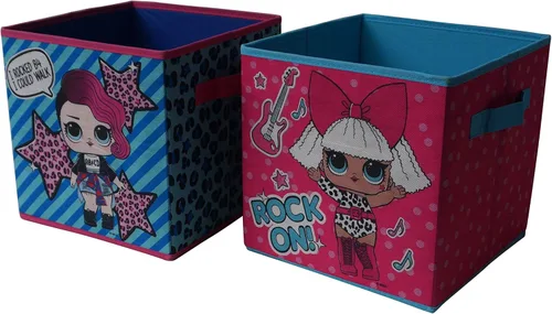 Vista 11 de Ryan's World - Juego de 2 cubos de almacenamiento duraderos con asas