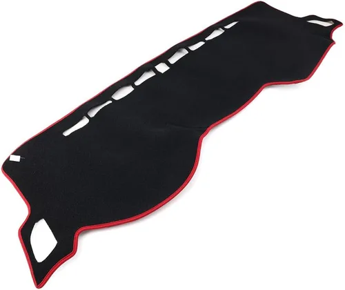 Vista 6 de FSFY - Tapete para cubierta de salpicadero de automóvil, para KIA Forte 2019-2023 para K3 Cerato 2019-2022, rojo LHD