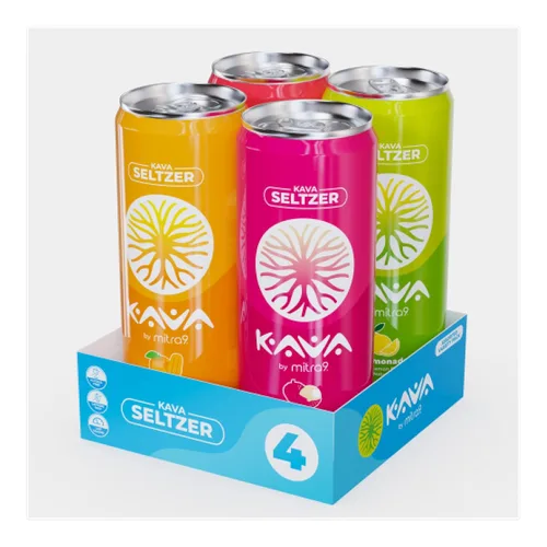 Vista 2 de Mitra9 Bebidas Botánicas - Paquete de variedad de sabores de bebida de kava con extracto de raíz de kava - Mejora del estado de ánimo - A base
