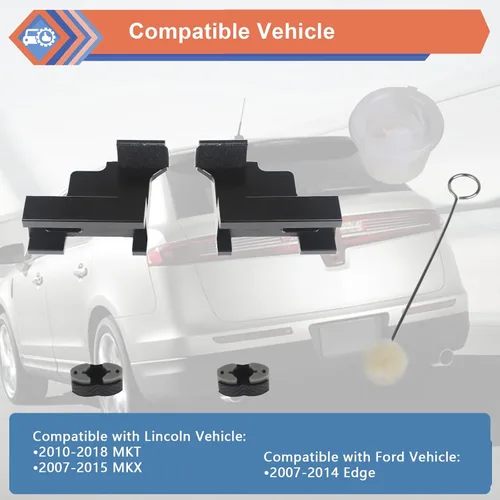 Vista 3 de ZONFANT Kit de reparación de riel de techo corredizo compatible con Ford Lincoln Vehicle 2007-2014 Edge, 2010-2018 MKT, 2007-2015 MKX, reemplazo