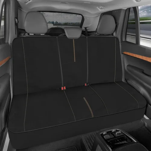 Vista 22 de Motor Trend SpillGuard 2 fundas de asiento gris carbón para automóviles y fundas de asiento para camiones – Fundas de asiento de coche impermeables
