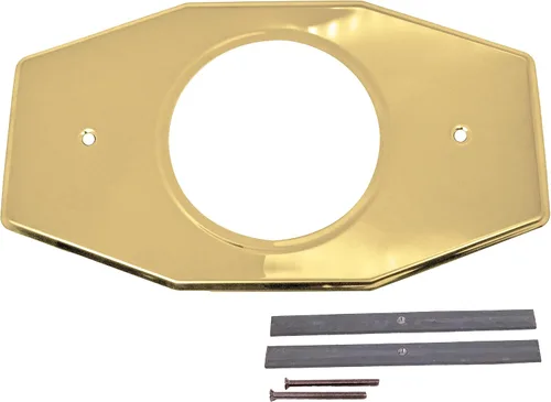 Vista 10 de Westbrass A502-62 Placa de cubierta de remodelación de un agujero para válvulas de bañera y ducha Moen y Delta, negro mate