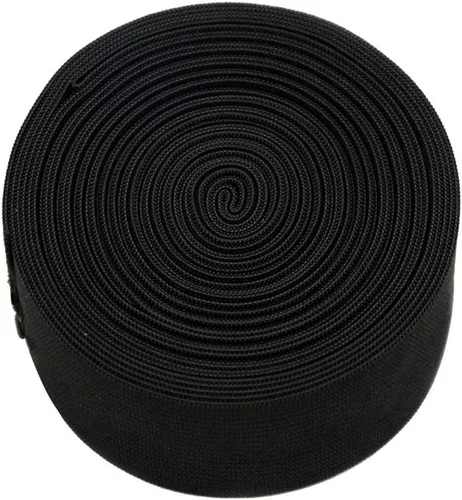 Vista 13 de Banda elástica negra para coser tejer, carrete elástico de alta elasticidad para pelucas, cintura, proyectos de manualidades