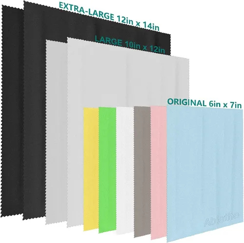 Vista 7 de 18 paquetes de paños de limpieza de microfibra premium para gafas, paño de limpieza de gafas para limpiar lentes, pantallas, cámaras, teléfono