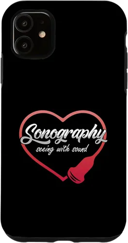 Vista 8 de Sonography Seeing With Sound Ultrasound Echography Medicine Case for iPhone 16