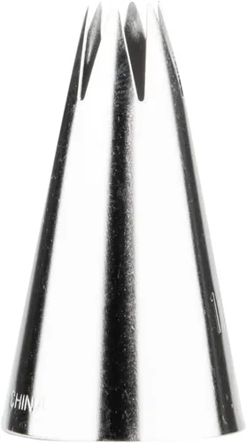 Vista 7 de Restaurantware Pastry Tek - Punta para decoración de 1 estrella abierta, punta de glaseado de acero inoxidable resistente a abolladuras, apta