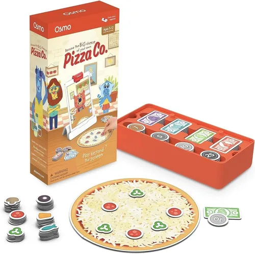 Osmo - Juego Pizza Co. - Edades 5-12 - Habilidades de comunicación y matemáticas empresariales - Para iPad y tableta Fire (se requiere base)