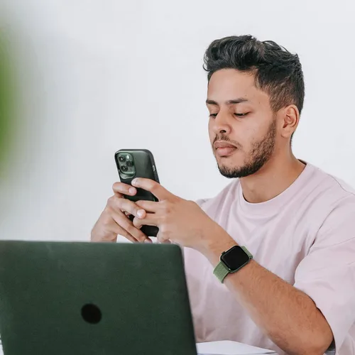 Vista 7 de Correa elástica trenzada Solo Loop compatible con Apple Watch de 1.61 pulgadas, 1.49 pulgadas, 1.57 pulgadas, 1.77 pulgadas, 1.65 pulgadas, 1.73