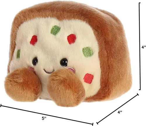 Vista 7 de Aurora Adorable Palm Pals Fran Fruit Cake - Animal de peluche, diversión de bolsillo, juego sobre la marcha, marrón, 5 pulgadas