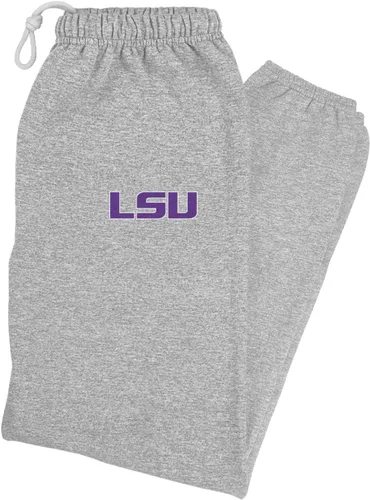 Vista 388 de LOGOVISION Pantalones deportivos, jogger para hombre con logotipo primario colegial, colección Heather atlética