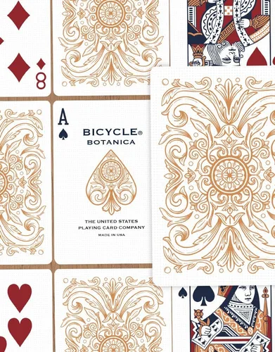 Vista 5 de Bicycle Botanica - Cartas de juego premium, 1 mazo