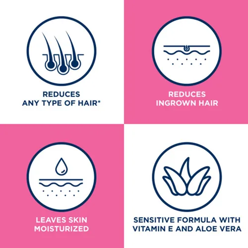 Vista 5 de Veet Crema Gel Depilación, Fórmula para Piel Sensible 6.76 fl oz (6.8 fl oz)