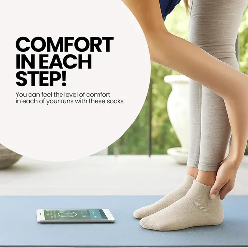 Vista 8 de Cotton Socks Pack Of 24 And 36 Crew, Ankle & No Show Styles for Kids & Adults, Cushioned Comfort