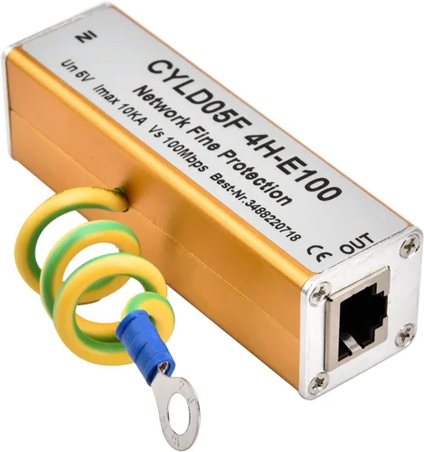 Sonew 5V Fuente de alimentación RJ45 RJ11 Adaptador Ethernet Protector de red