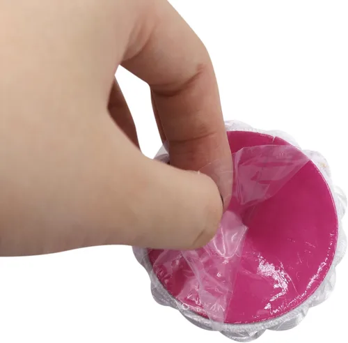 Vista 7 de Sujetador redondo reutilizable de silicona para mujer, pétalos de pecho sexy