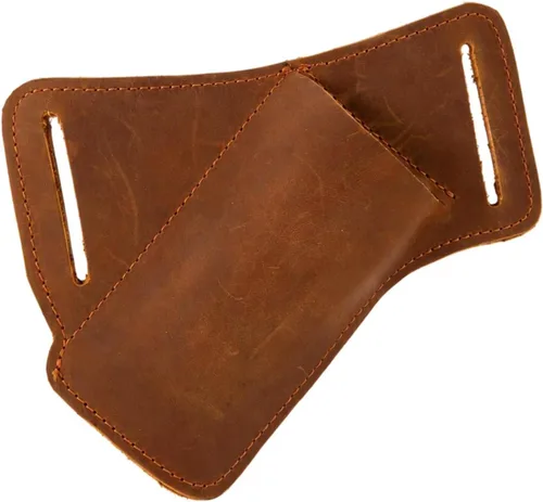 Vista 8 de Funda de cuchillo, funda de cuchillo con hebilla de cinturón, fundas de cuchillo de cuero para cinturón, funda de cuchillo plegable de bolsillo EDC