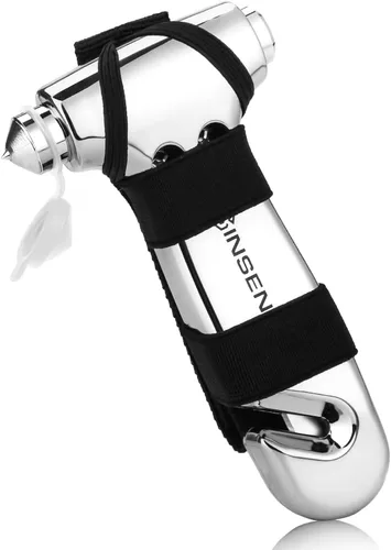 Vista 12 de SENSEN - Cortador de cinturón de seguridad para automóvil, herramienta de emergencia para romper vidrio, kit de escape de martillo de seguridad, 3