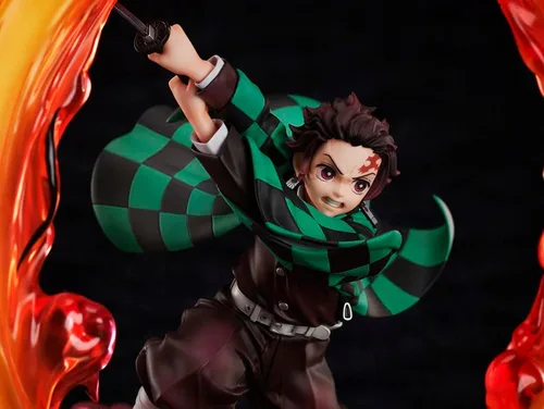 Vista 9 de Aniplex Demon Slayer: Kimetsu no Yaiba 1/8 Tanjiro Kamado Estatua 11.0 in