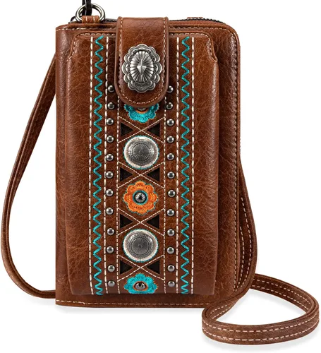 Montana West Small Crossbody Cell Phone Purses for Women Western Cell Phone Wallet Bags Purses and Handbags with Coin Pocket