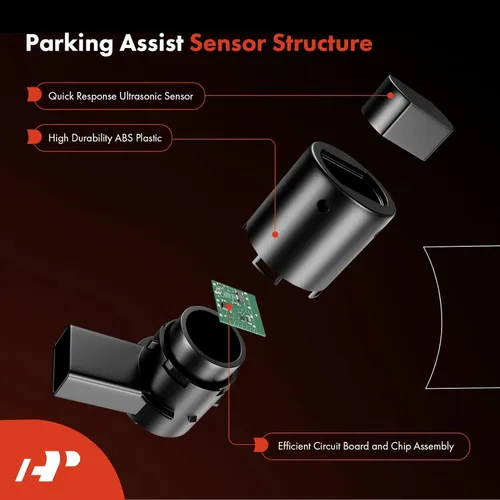 Vista 3 de A-Premium Reverse Backup Parking Assist Sensor Compatible with Select Volkswagen Models - Jetta 2005-2008, Jetta City 2007-2008, Golf 2006-2006
