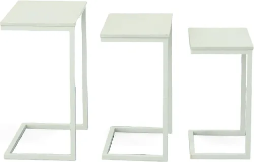 Vista 5 de Carolina Silla y mesa Madison - Mesa anidable, juego de 3