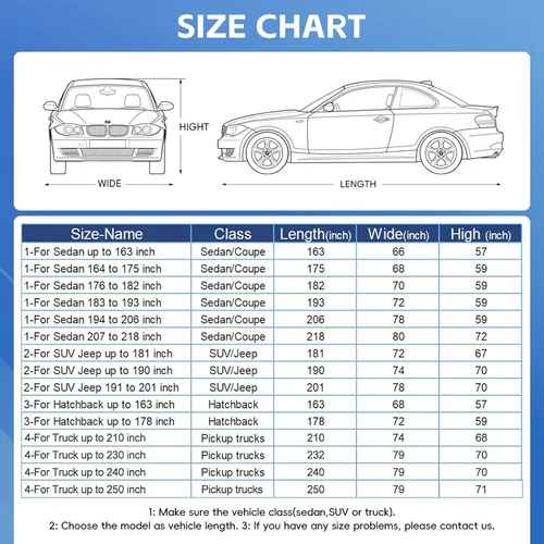 Vista 6 de Funda impermeable para cupé deportivo, impermeable, para todo tipo de clima, ajuste universal