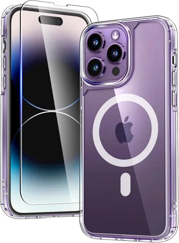 Vista 127 de TAURI Funda para iPhone 17, antiamarilleamiento con protector de pantalla, protección de grado militar, a prueba de golpes, delgada para iPhone 17