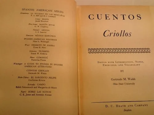 Vista 2 de Cuentos: Criollos Tapa dura – 1 Enero 1941