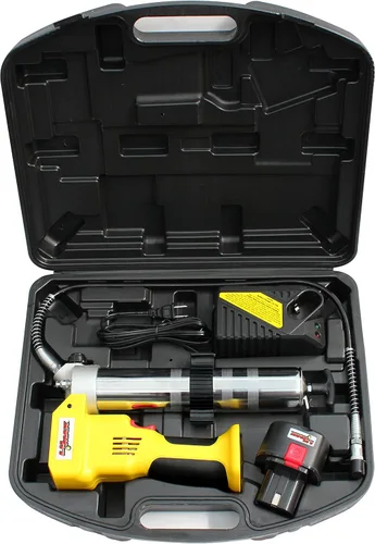 Vista 2 de Pistola engrasadora Lumax Handyluber, 12 V, sin cable, batería única 7000 Psi, batería individual