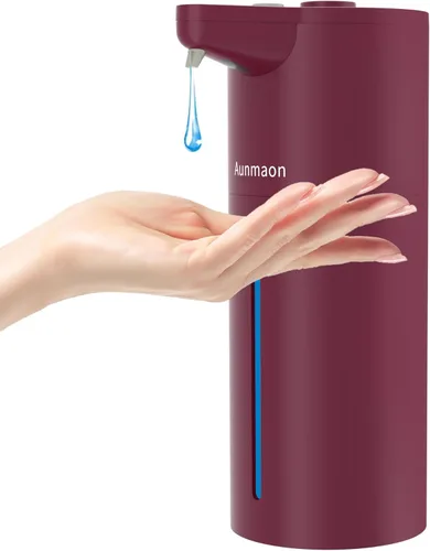Vista 9 de Aunmaon Dispensador Automático de Jabón Sin Contacto, Manos Libres, Volumen Multi Ajustable, Batería de Larga Duración, Compatible con Jabón Espeso