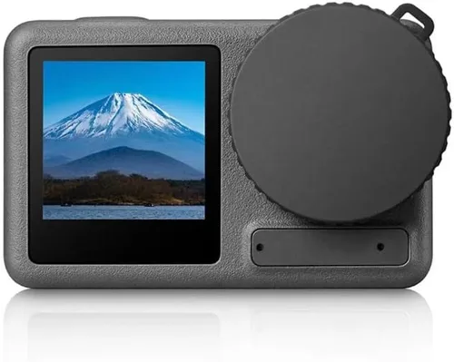 Vista 6 de Cubierta antipolvo para lente de cámara DJI Osmo Action 5 Pro, funda protectora de silicona antideslizante a prueba de polvo para DJI Action 4/3/5
