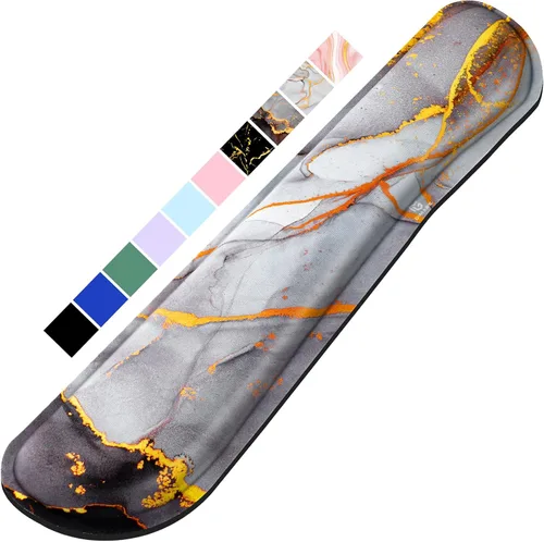 Vista 29 de Gimars Juego Mejorado Ampliado de Almohadilla de Apoyo para Muñeca de Teclado de Espuma Viscoelástica de Gel, Diseño Ergonómico Cómodo