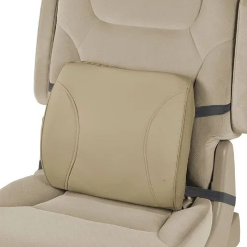 Vista 2 de BDK - Soporte lumbar acolchado para coche, ajuste universal - (Beige)