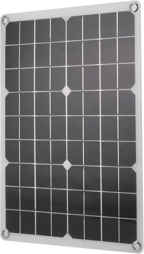 Panel solar plegable de 50 W, batería monocristalina, cargador USB doble, cargador solar de goteo solar, diseño impermeable, cargador de batería