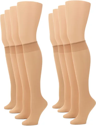 No nonsense Paquete de 10 pantimedias altas hasta la rodilla con punta reforzada